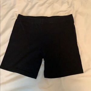American Apparel biker shorts, size M